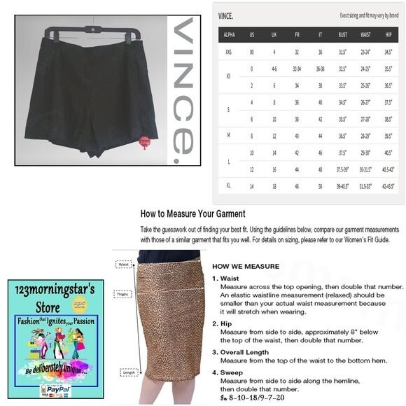 VINCE NEW Preppy Center Pleat Pockets Linen Mini Skirt 10 - Picture 12 of 12